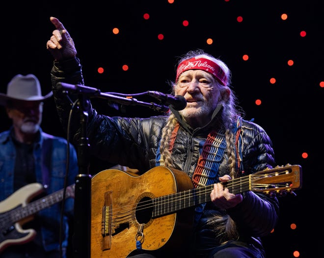 Willie Nelson closes out Luck Reunion on March 17, 2022 in Luck, Texas.